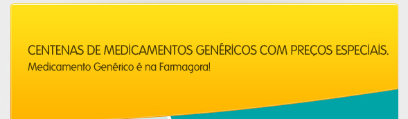 Centenas de Medicamentos Genéricos com preços especiais. Medicamento Genérico é na Farmagora!